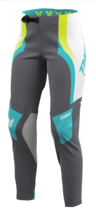 Women's Motocross Breeches THOR SPORTMODE VELOCITY GRAY/AQUA
