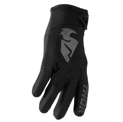 THOR WOMEN'S SECTOR BLACK/GRY Mănuși de motocross pentru femei