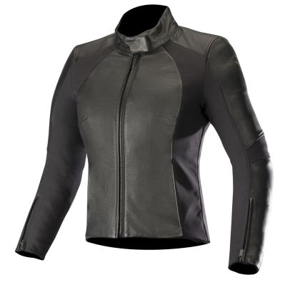 Geaca de piele de dama ALPINESTARS STELLA VIKA V2 BLACK