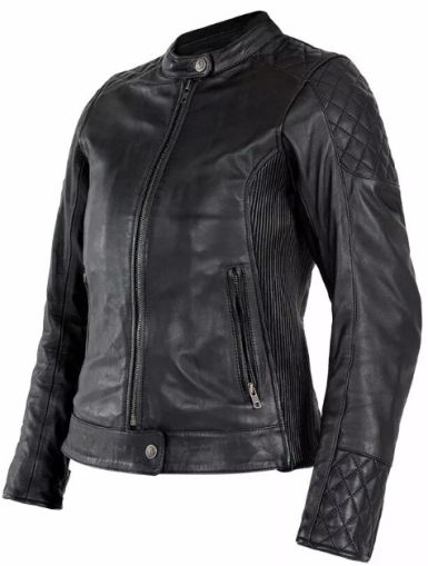 Geaca de piele dama JOHN DOE JACKET 4W ADINA LEATHER BK