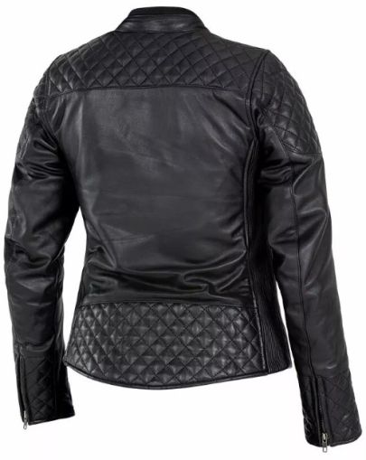 Geaca de piele dama JOHN DOE JACKET 4W ADINA LEATHER BK