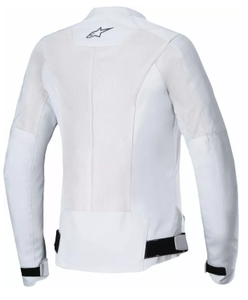 Geaca moto de vara pentru femei ALPINESTARS STELLA C-1 AIR SILVER