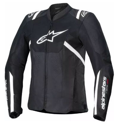 Jachetă motocicletă pentru femei ALPINESTARS STELLA T-SPS AIR V2 BK/WHT