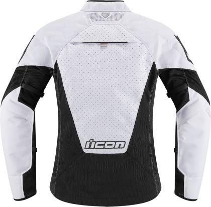 Women's textile motorcycle jacket ICON MESH AF WHITE