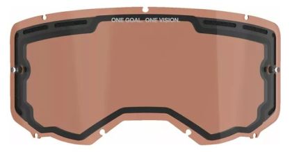 Double lens motocross goggles ALPINESTARS VISION 8-5-3 AFTRBRN