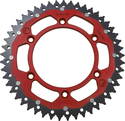 Двукомпонентно зъбно колело MOOSE 1210-210-49 RED