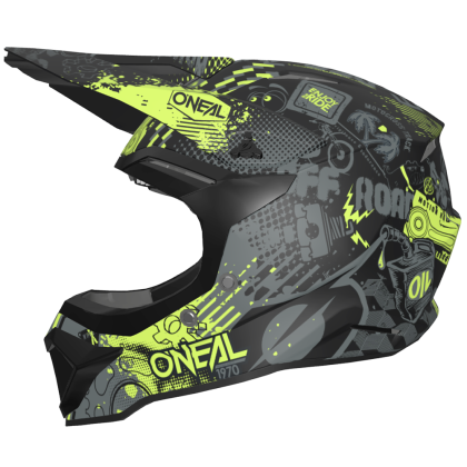 Children's helmet O'NEAL 1SERIES VIBRANT BLACK/NEON YELLOW V.26