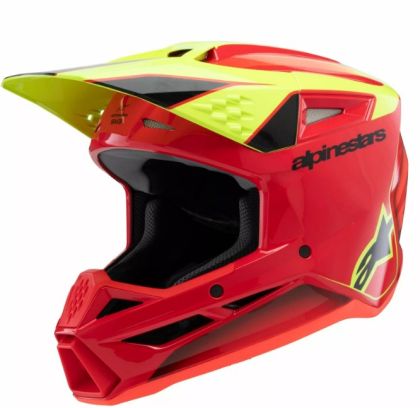 Παιδικό κράνος μοτοκρός ALPINESTARS SM3 FRAY RD/YL/BK