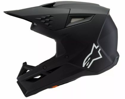 Children's motocross helmet ALPINESTARS SM3 SOLID BLACK