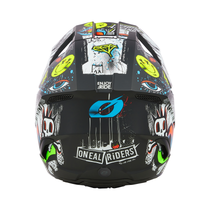 Casca motocross copii O'NEAL 3SERIES RANCID BLACK/WHITE V.24