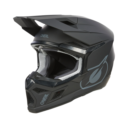 Детска мотокрос каска O'NEAL 3SERIES SOLID BLACK V.24