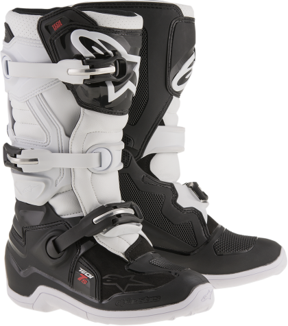 Kids motocross boots Alpinestars TECH 7S BLACK/WHITE