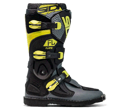 Kids motocross boots SIDI FLAME GREY/LIME