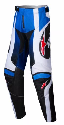 Pantaloni de motocross copii Alpinestars YTH RACER WURX ALBASTRU/NEGRU