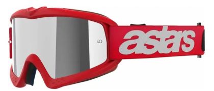 Ochelari motocross copii ALPINESTARS VISION BLAZE RED MIRROR-SIL