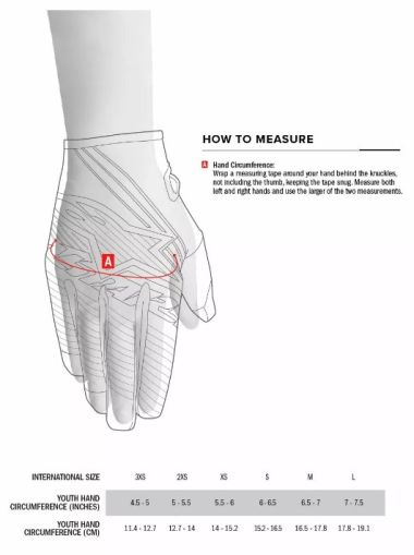 Детски мотокрос ръкавици ALPINESTARS A-DURA BLACK