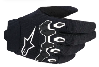 Mănuși motocross pentru copii ALPINESTARS FULL BORE V2 NEGRE/ALB
