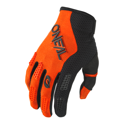 Children's motocross gloves O'NEAL ELEMENT RACEWEAR BLACK/ORANGE V.24