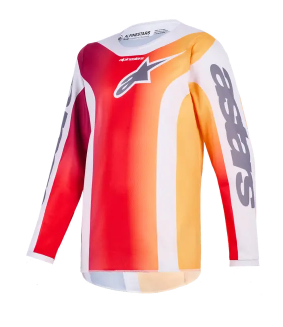 Παιδική φανέλα motocross Alpinestars FLUID PORTL ΚΟΚΚΙΝΟ/ΓΚΡΙ