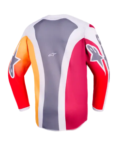 Παιδική φανέλα motocross Alpinestars FLUID PORTL ΚΟΚΚΙΝΟ/ΓΚΡΙ