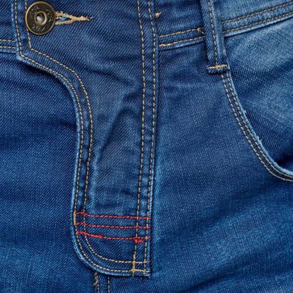 Τζιν μοτοσικλέτας ADRENALINE ROCK ΜΠΛΕ