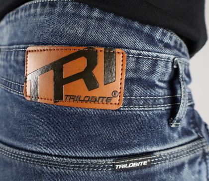 Motorcycle jeans Trilobite 1665 Micas Urban doublelayer AAA BLUE