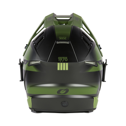 Enduro helmet O'NEAL EX-SRS HITCH BLACK/OLIVE V.24