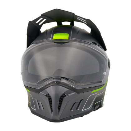 Enduro helmet O'NEAL SIERRA RS ECHO BLACK/NEON YELLOW V.26