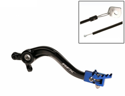 Заден лост за спирачка RFX Pro ST Rear Brake Lever (Black/Blue) - Yamaha YZ65 17-25 /85 01-25