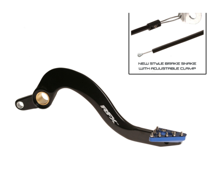 Заден лост за спирачка RFX Pro ST Rear Brake Lever (Hard Anodised Black/Blue) - Yamaha YZF/WRF 250