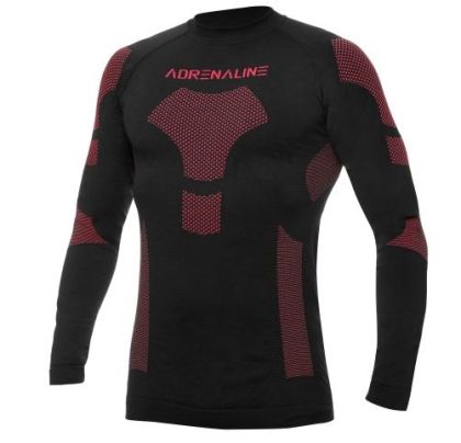 Χειμερινή θερμική μπλούζα ADRENALINE FROST ΜΑΥΡΟ/ΚΟΚΚΙΝΟ