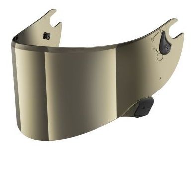 Gold iridium visor for SHARK RACE-R/SPEED-R