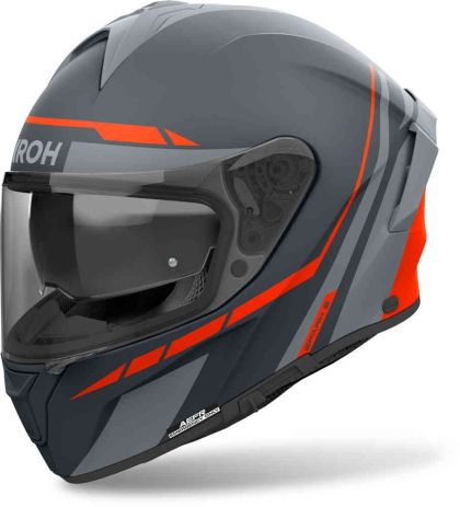 Helmet AIROH SPARK 2 SPINNER ORANGE MATT