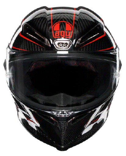 CASCA MOTO AGV PISTA GP RR PERFORMANTE CARBON/RED
