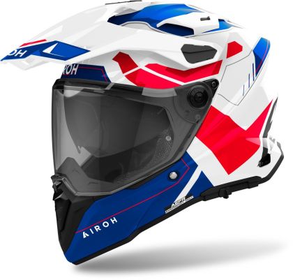 Helmet AIROH COMMANDER 2 REVEAL BLUE/RED