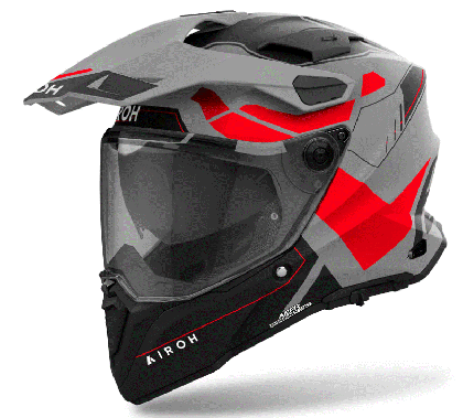 Каска AIROH COMMANDER 2 REVEAL RED FLUO MATT