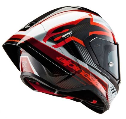 ALPINESTARS Supertech R10 Team Helmet Black/Carb/Red/White