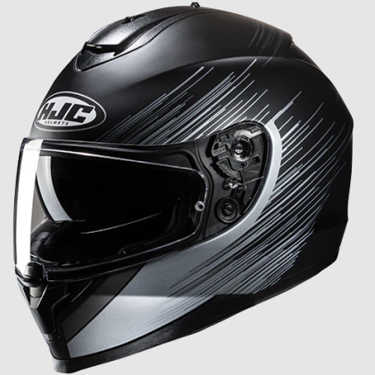 Helmet HJC C70N SWAY BLACK/SILVER