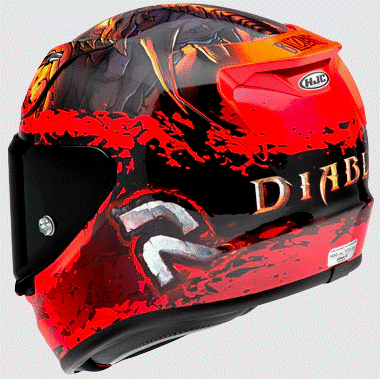 Casca HJC RPHA 12 DIABLO BLIZZARD MC1