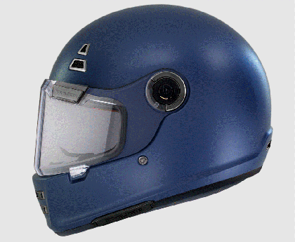 Κράνος MT JARAMA A7 ΣΟΛΙΔ ΜΠΛΕ ΜΑΤ