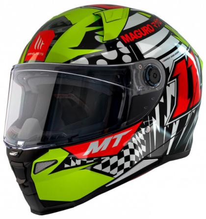 Κράνος MT REVENGE 2 S SERGIO GARCIA A3 FLUOR 2 GLOSS