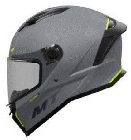 Helmet MT STINGER 2 SOLID A12 GLOSS GRAY