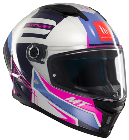 Helmet MT STINGER 2 TRON C8 GLOSS PINK