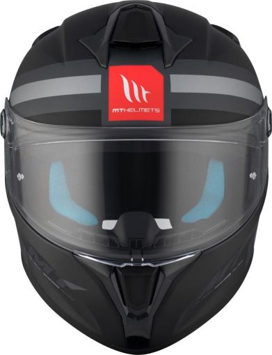 Κράνος MT TARGO S BRITAIN C2 ΜΑΤ ΜΑΥΡΟ/ΓΚΡΙ