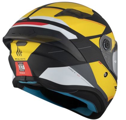Helmet MT TARGO S KAY B3 MATT BLACK/YELLOW