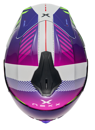 Κράνος NEXX Y100R FADE ΜΩΒ ΛΕΥΚΟ