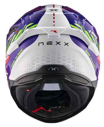 Κράνος NEXX Y100R FADE ΜΩΒ ΛΕΥΚΟ