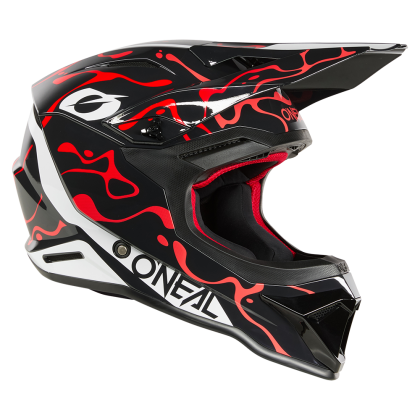 Κράνος O'NEAL 1SERIES SPLASH ΜΑΥΡΟ/ΚΟΚΚΙΝΟ