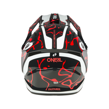 Κράνος O'NEAL 1SERIES SPLASH ΜΑΥΡΟ/ΚΟΚΚΙΝΟ