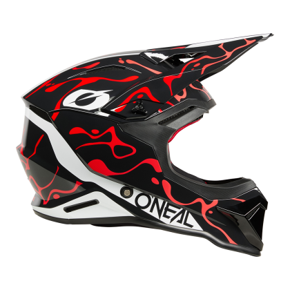 Κράνος O'NEAL 1SERIES SPLASH ΜΑΥΡΟ/ΚΟΚΚΙΝΟ